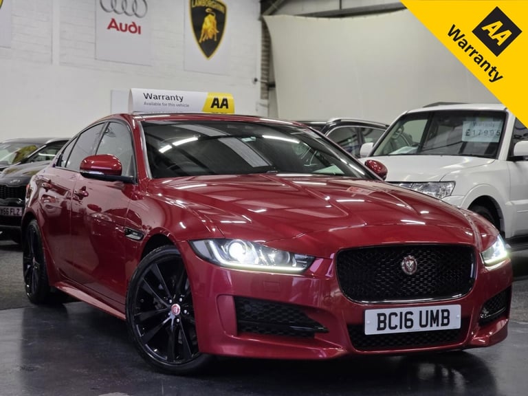 JAGUAR XE 2.0 d R-Sport Diesel 2016+AUTOMATIC+1 OWNER+SATNAV+HEATED RED LEATHR
