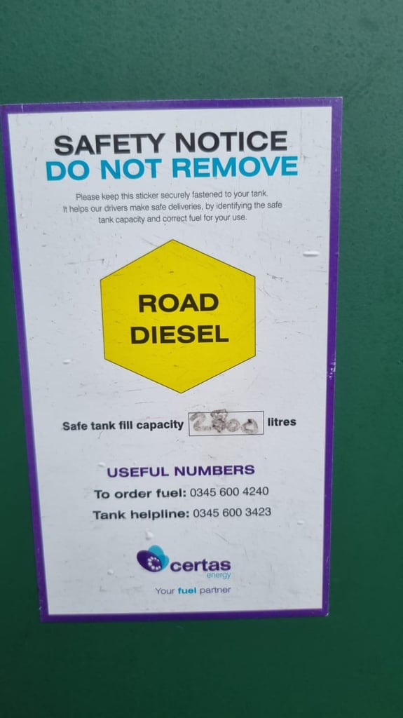 2700 litre diesel bunded fuel tank 