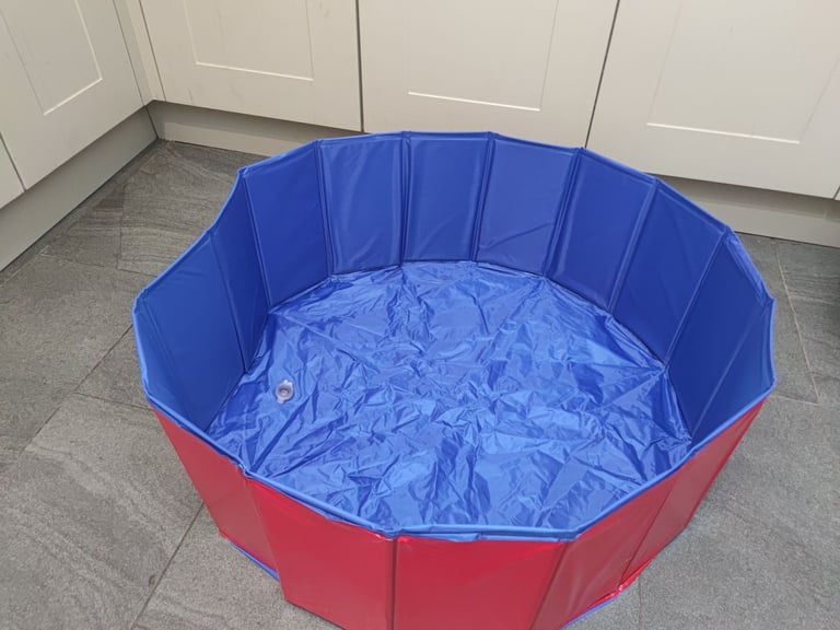 Foldable dog pool