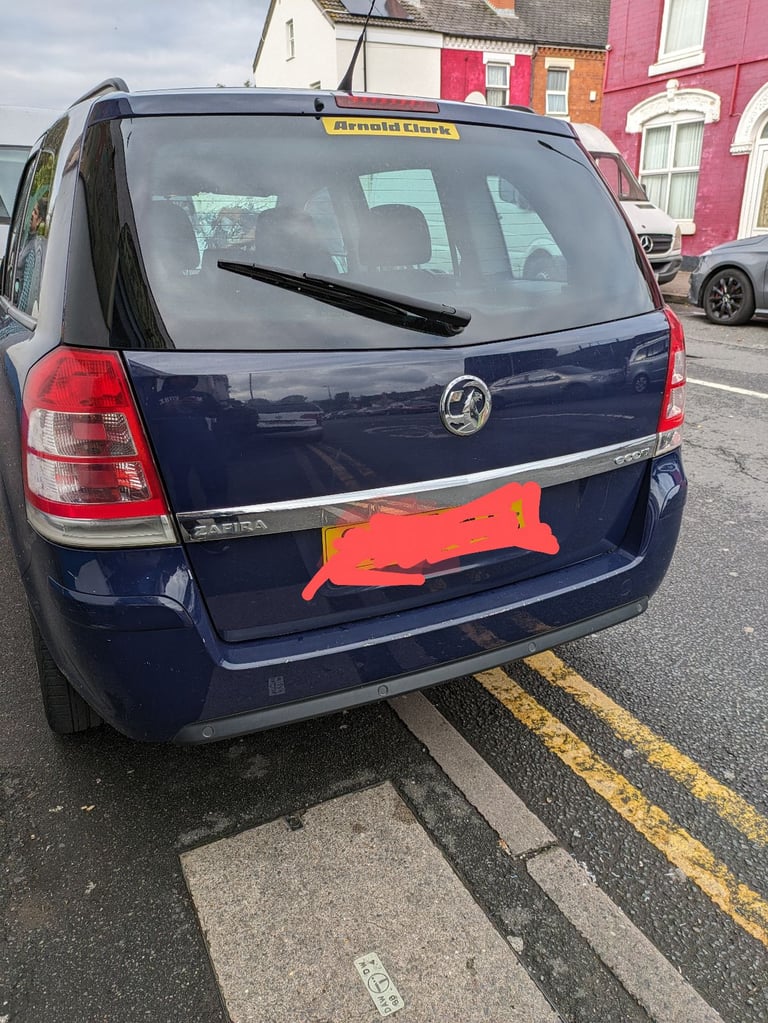 Vauxhall, ZAFIRA, MPV, 2013, Manual, 1686 (cc), 5 doors