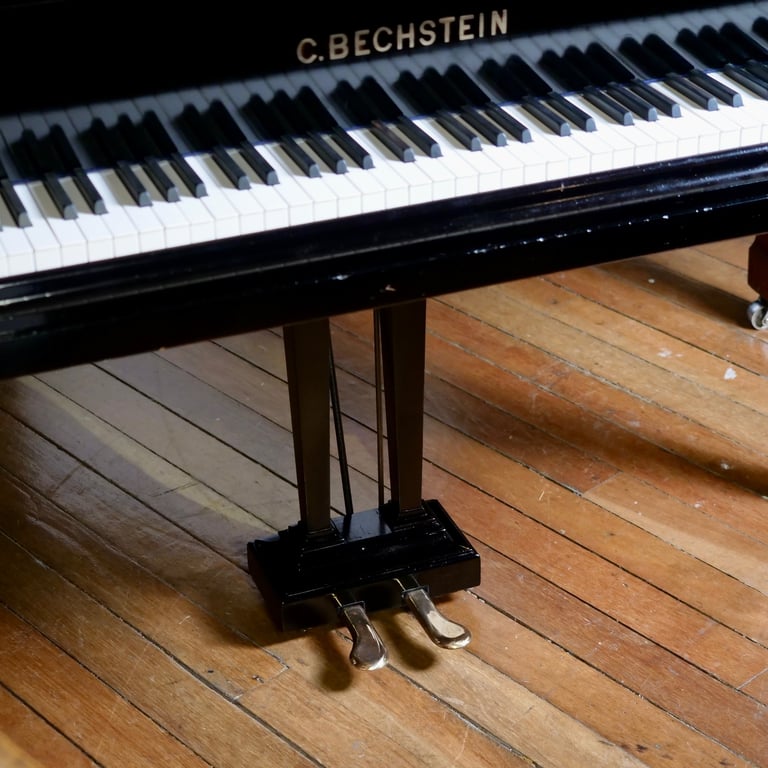 Restored Bechstein Model L Baby Grand Piano Black | Delivery, Warranty, Stool, Tuning