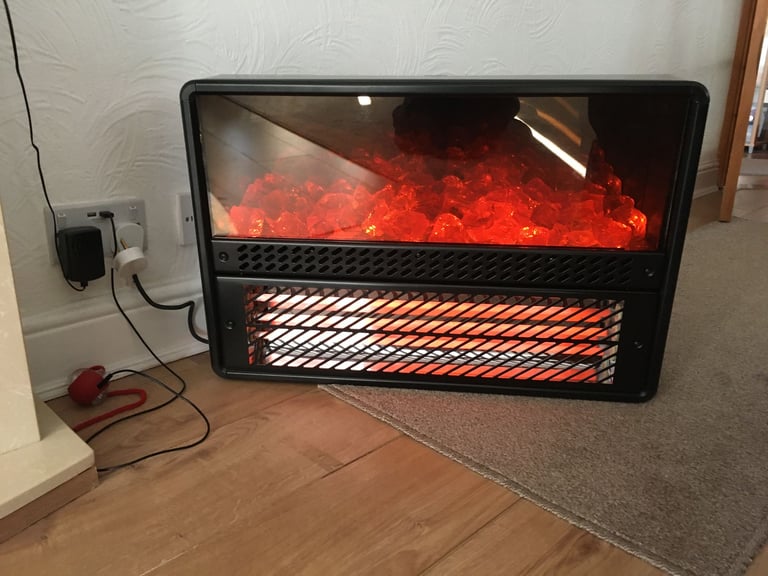 image for Dimplex wall mounted electric fire, with 3 bars (new) 2kw