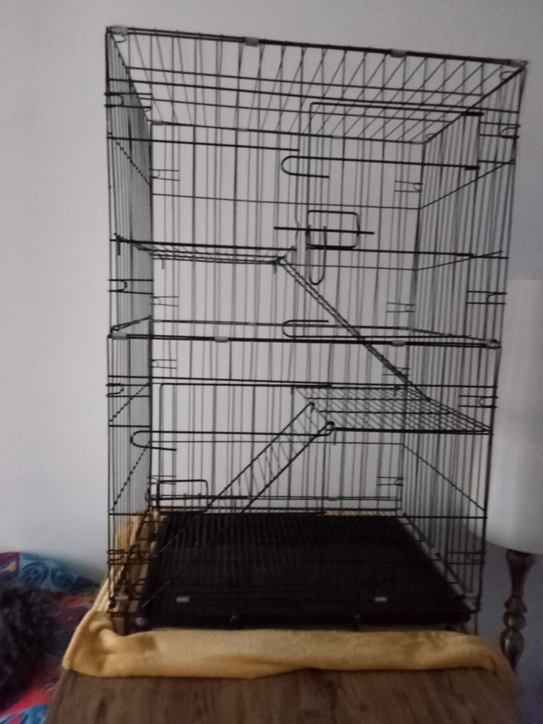 image for Kitten cage 92cm high, 60cm wide 41cm deep.