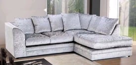 Dyllan crushed velvet corner or 3+2 sofa
