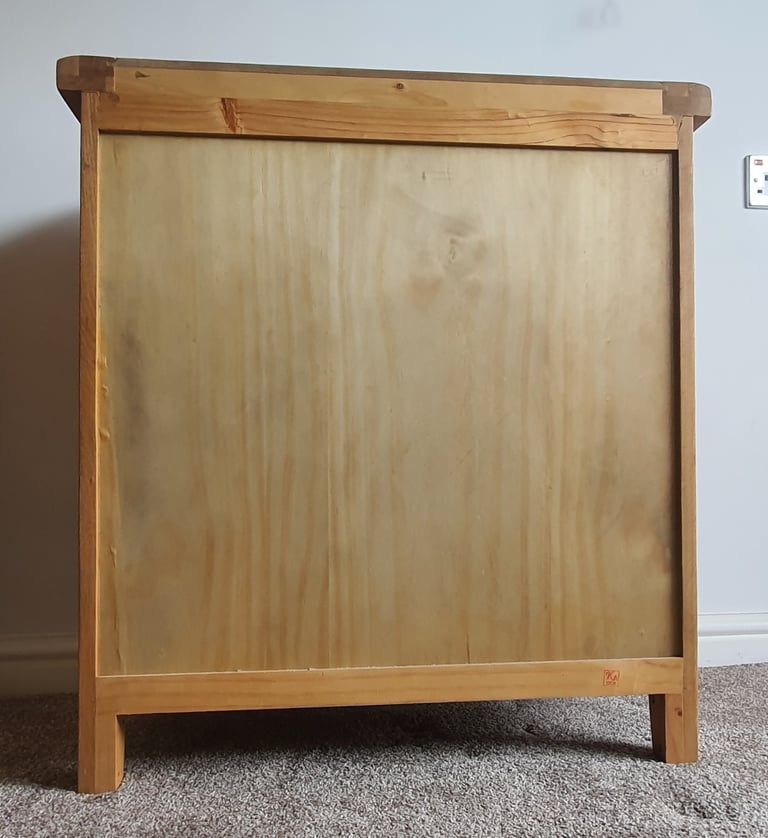 Oak Effect Small Freestanding Cupboard 