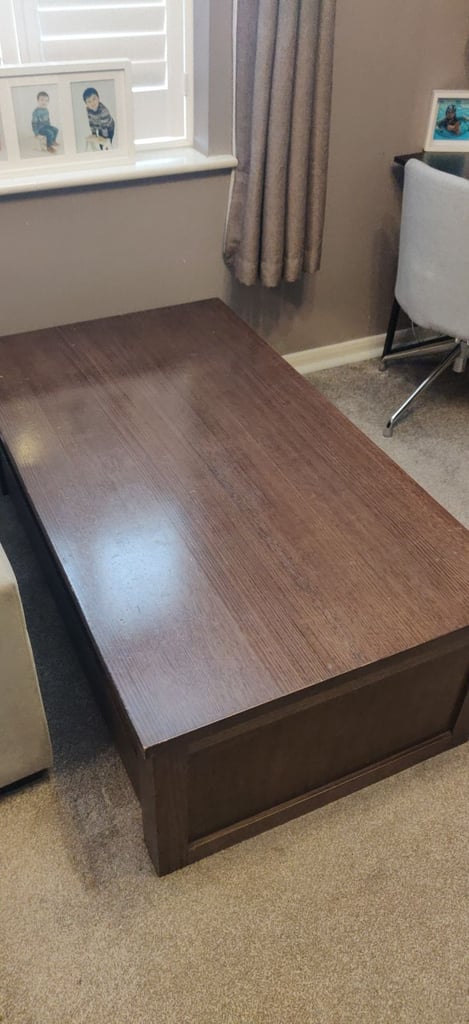 Solid Australian Oak Coffee Table with Drawers