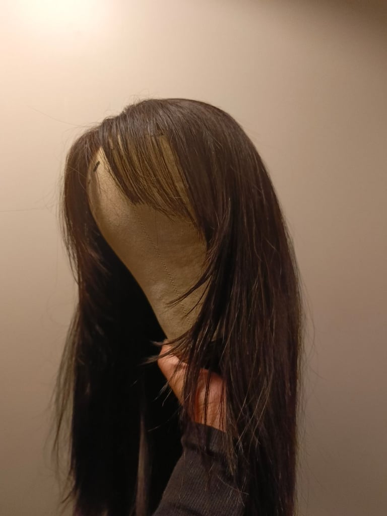 Layered fringe wig