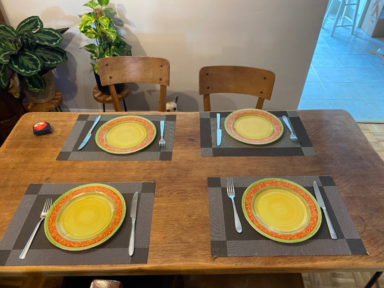 Nice solid wooden table for kitchen/dining room