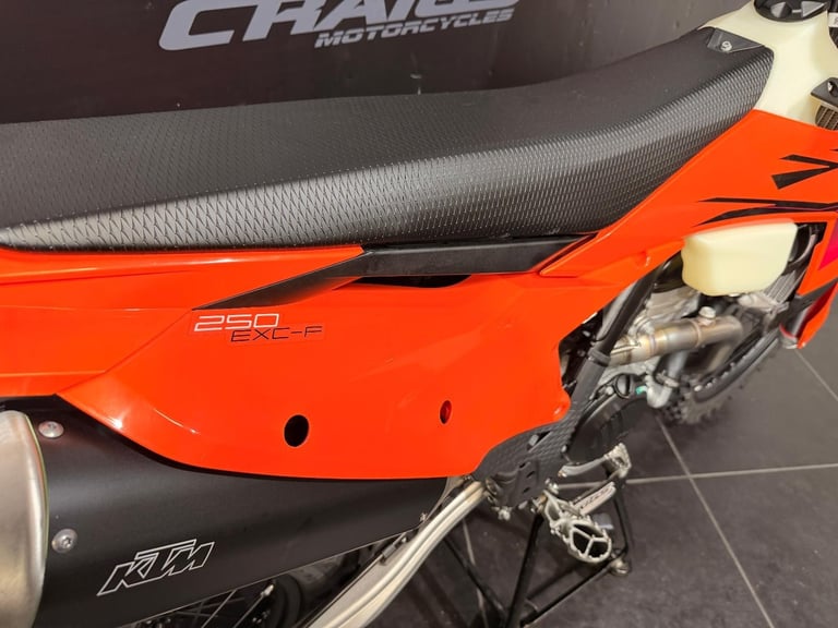 KTM 250 EXC F 2026 NEW ENDURO BIKE AT CRAIGS MOTORCYCLES