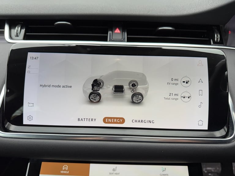 2021 Land Rover Range Rover Evoque 1.5 P300e SE 5dr Auto Hatchback Petrol Parallel PHEV Automatic