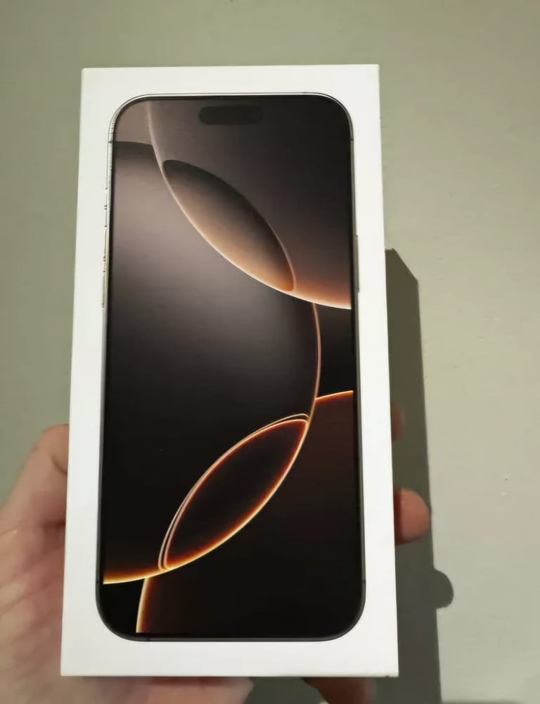 image for Brand New Apple Iphone 16 Pro Max Unlocked One Year Apple Warranty 