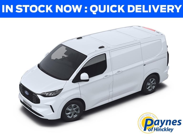 New Ford Transit Custom Limited 320SWB VAN L1 2.5L 232PS pHEV AUTO Frozen White