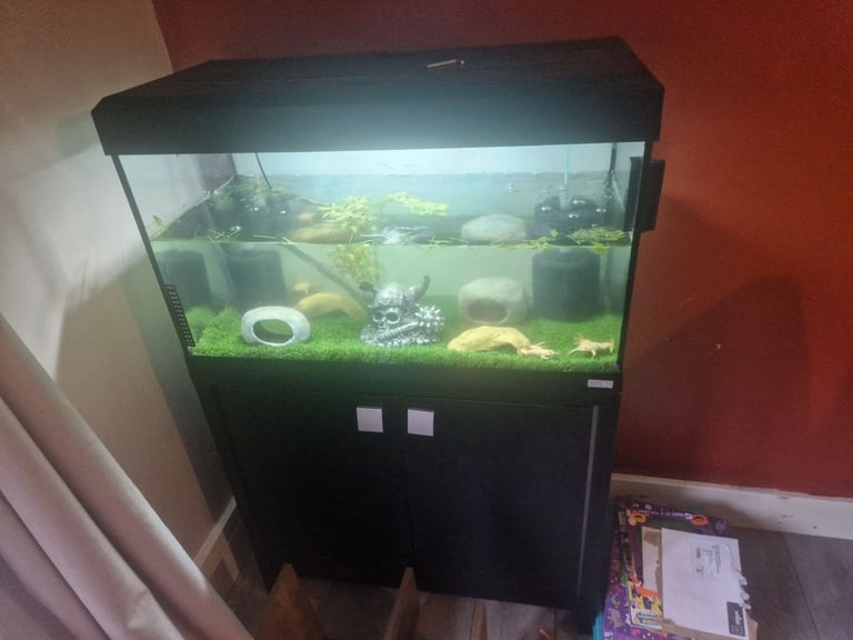 Fluval fish tank 125 litre and stand with filterd and heater £80 ono 