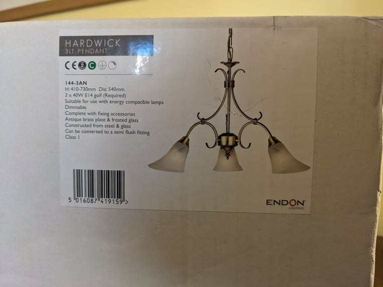 Endon Hardwick pendant light