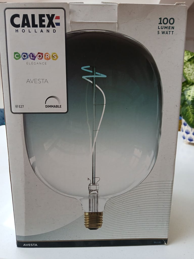 Calex Avesta Large Coloured Dimmable Bulbs 