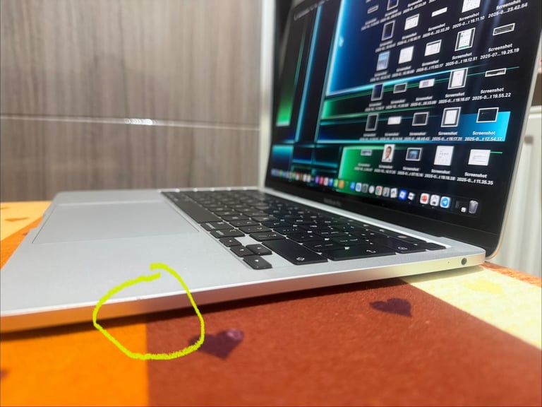 MacBook Pro 13” (M2, 2022) — 8GB/256GB — Silver — Box & Charger