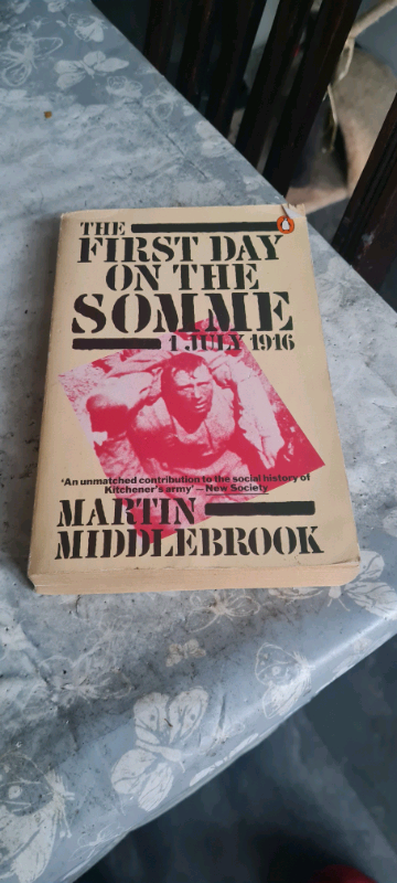 image for Collectible signed autographed book The first day of the somme
