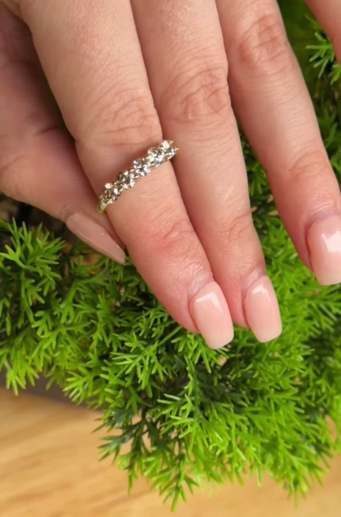 IGI Natural diamonds 1.13 ct. VS ring 14k gold size O1/2.