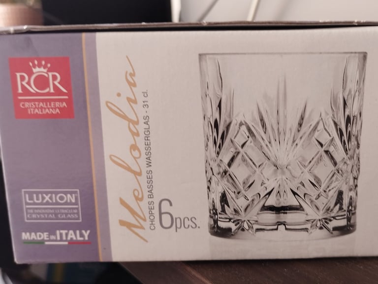 image for Whiskey glasses x6