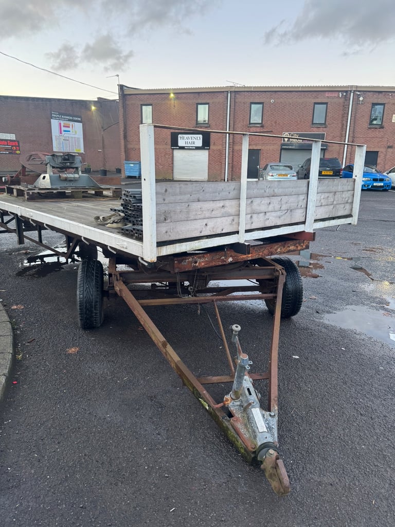 Flat bed trailer frame 