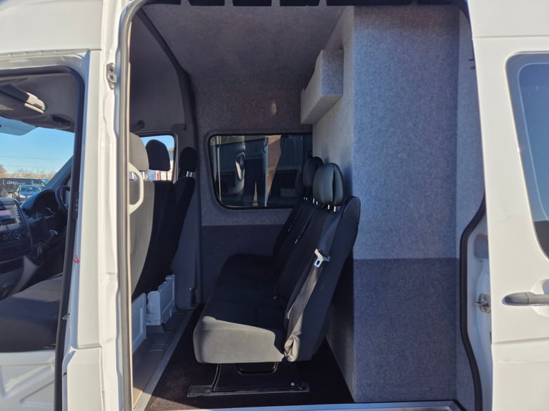 2018 Mercedes-Benz Sprinter 314 CDi MWB DUALINER 6 seat Eu6 AIR CON Crew Van Diesel Manual