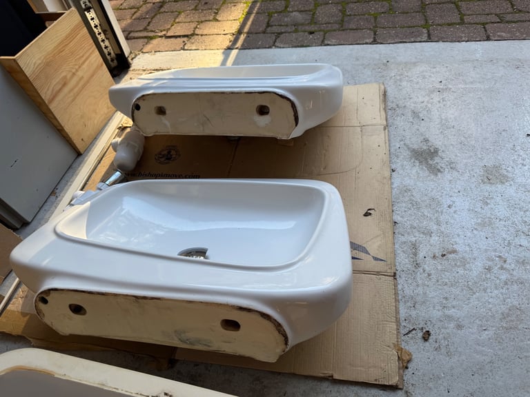 Pair Matching Bathroom Sinks