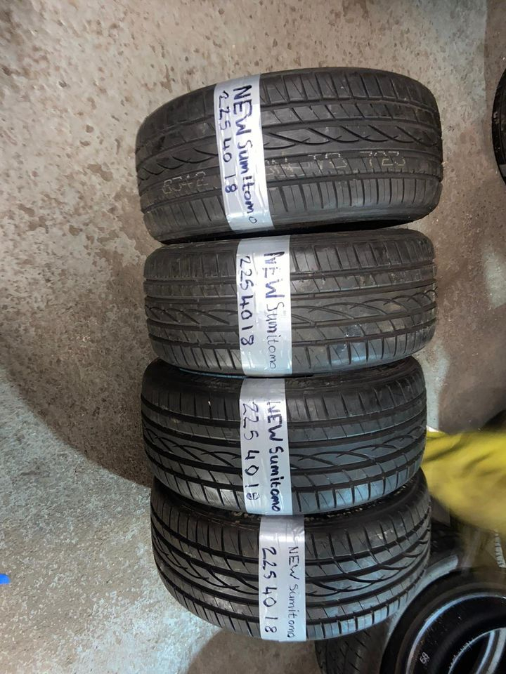 Brand New 225 40 18s Only £70 fitted and balanced open 7 days a week pa11td