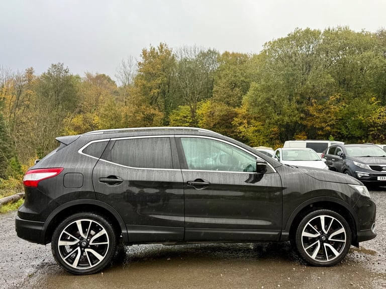 2016 NISSAN QASHQAI 1.5 DCI TEKNA 5DR BLACK PAN-ROOF HEATED LEATHER DIESEL