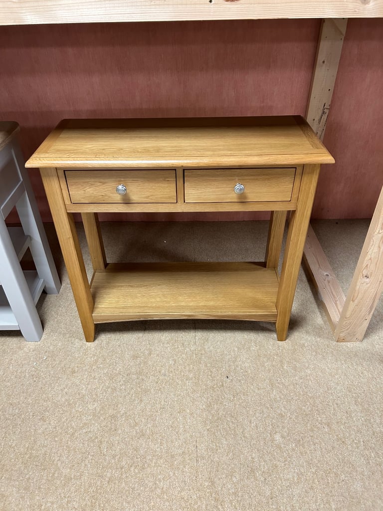 image for Kilkenny oak console table - BRAND NEW 