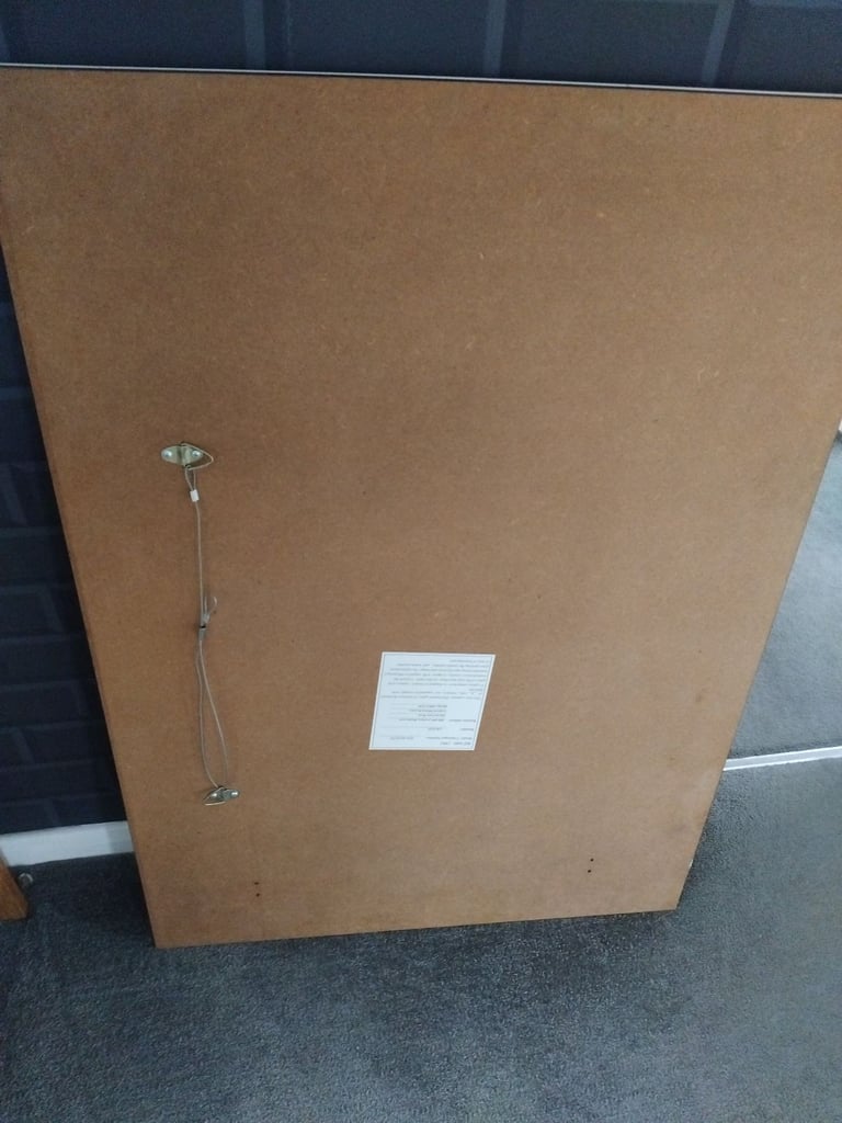 Large heavy wall mirror, great condition, NOW REDUCED £30!