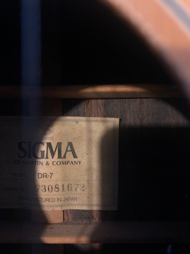 Martin Sigma guitar