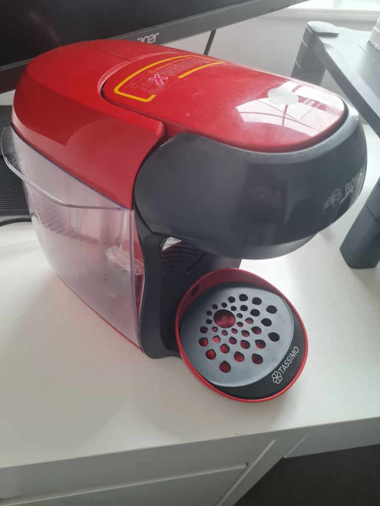 Bosch Tassimo Pod coffee machine Red