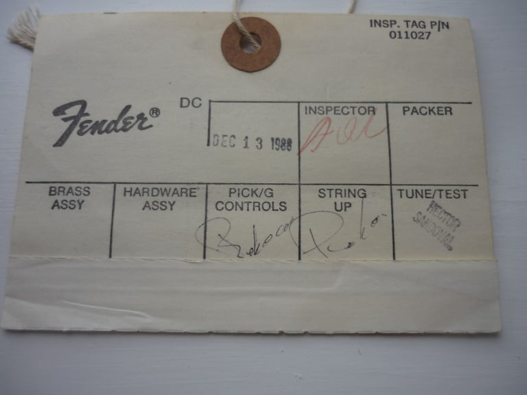 Fender American standard stratocaster  1988 Gun Metal Blue