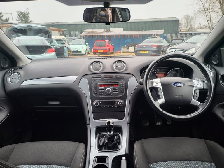 2012 FORD MONDEO 1.6 TDCi ECO ZETEC 5dr [Start Stop] BLACK £35 A YEAR ROAD TAX 