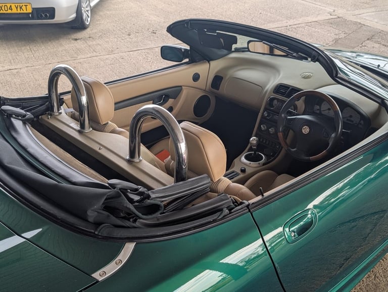 MGTF 160-LOW MILES-RARE!-BEAUTFIUL-1YR MOT-NEW HEADGASKET, CAMBELT 1YR WARRANTY