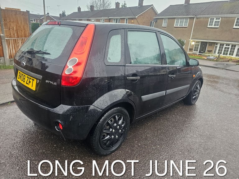 fiesta 1.2 style LONG MOT JUNE26 SERV HIS NEW CAMBELT DRIVES PERFECT 