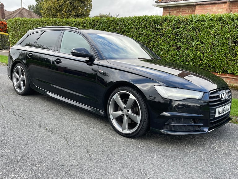 Audi A6 Avant 2.0 TDI S-Line Ultra Black Edition 190BHP in Stunning Black 