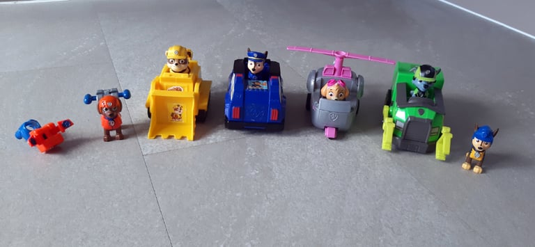 Used Paw Patrol Bundle Vehicles Toys Cars Figures