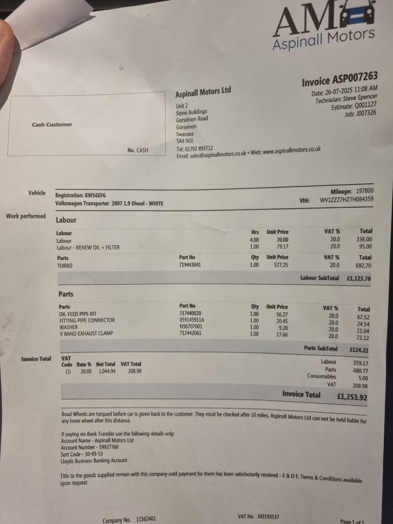 2007 VW T5 Campervan * 4 Berth *