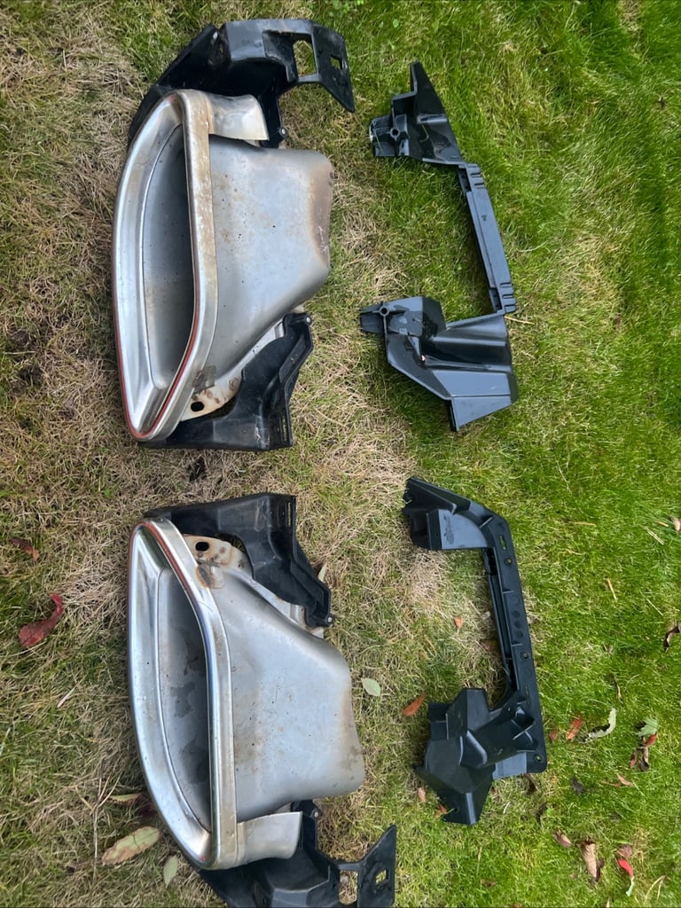 image for Mercedes a class exhaust tips and brackets