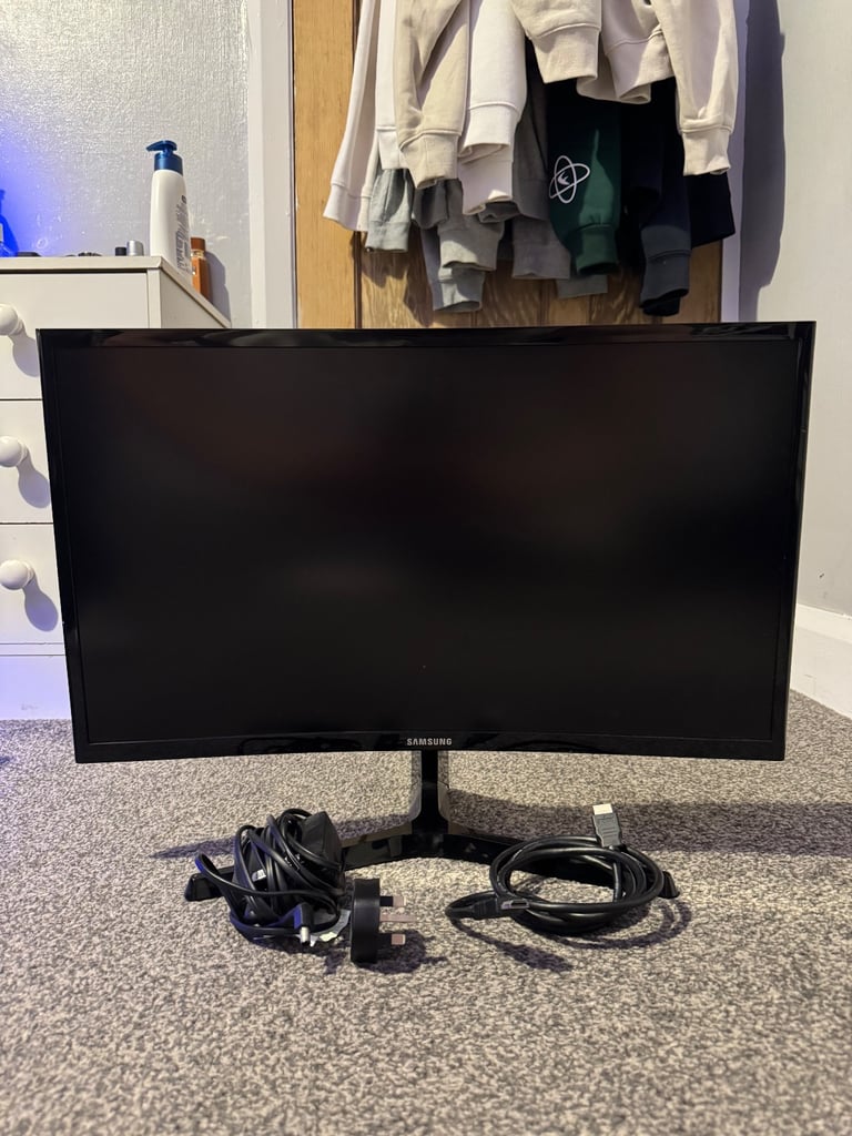 image for Samsung Curved LED 23.5 inch Monitor (C24F396FHR)
