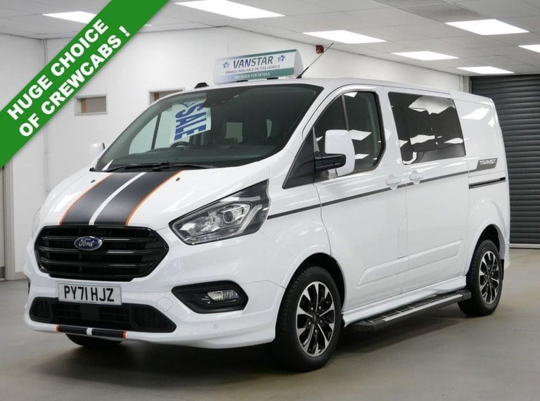 71 TRANSIT CUSTOM 320 2.0 EBL 185 BHP SWB SPORT 5 SEATER CREWCAB  ( NO VAT )