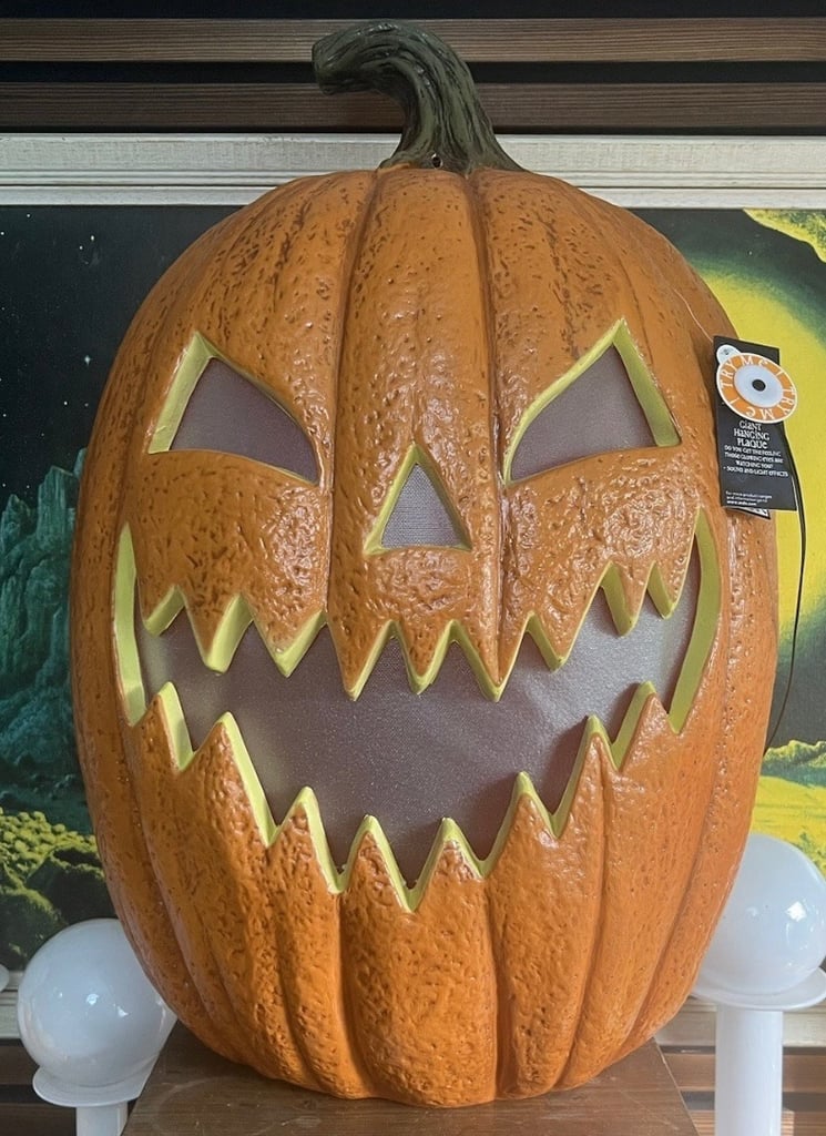 Vintage Asda Huge Halloween Talking Animated Pumpkin With Lights And Sounds New 
