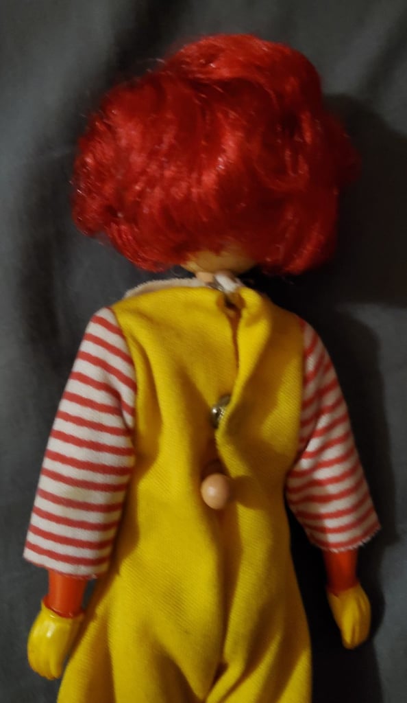 Vintage ronald mcdonald doll 