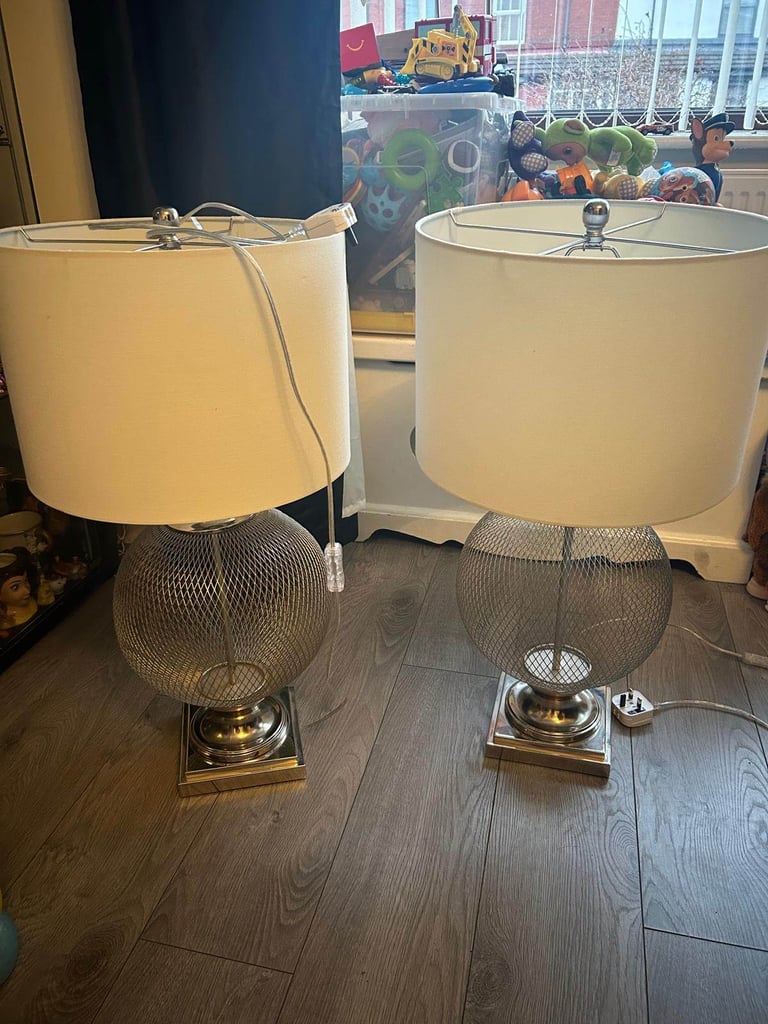 2 large lamps 
