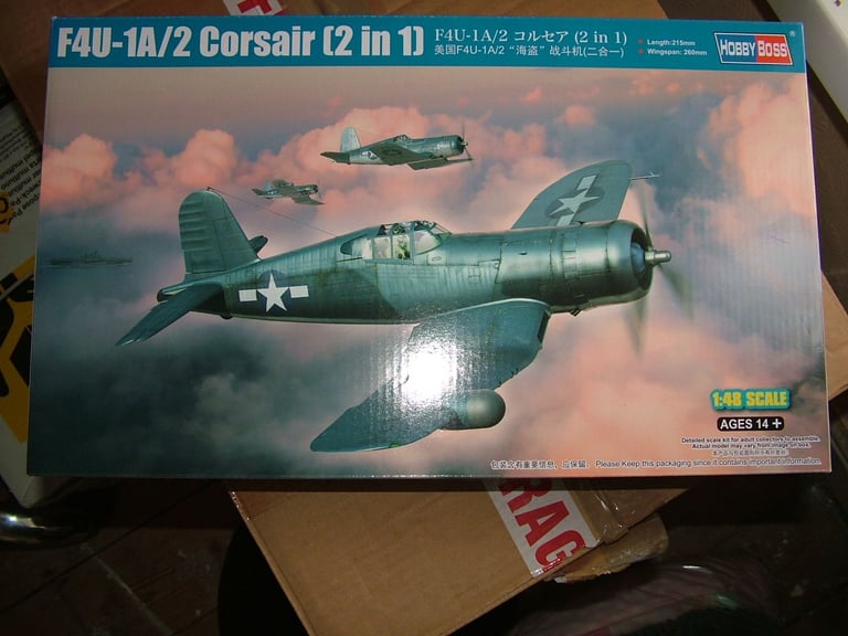 image for HOBBYBOSS 1.48 81788F4U-1A/2 CORSAIR (2 IN1) BOX