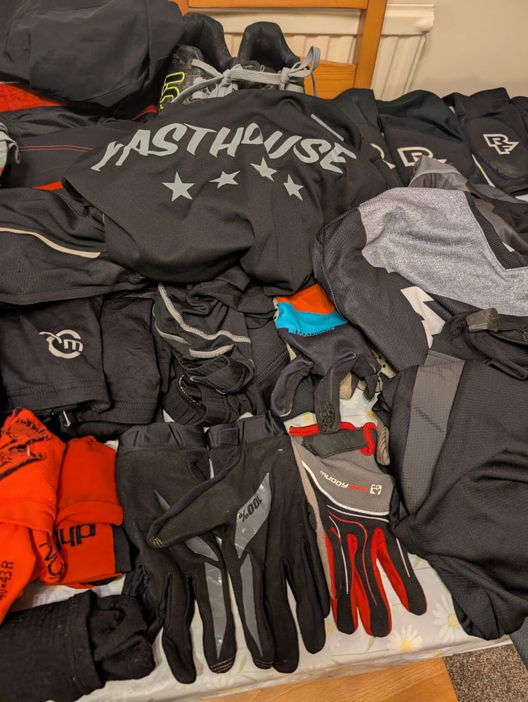 Job lot bundle MTB clothing and equipment 