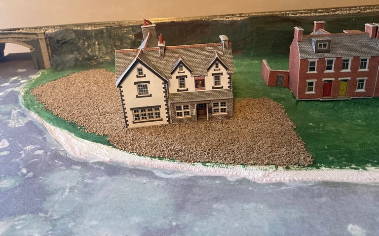 N gauge model railway layout