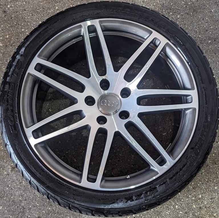21" Genuine AUDI Q7 7 DOUBLE SPOKE Alloy Wheels & Tyres 5X130