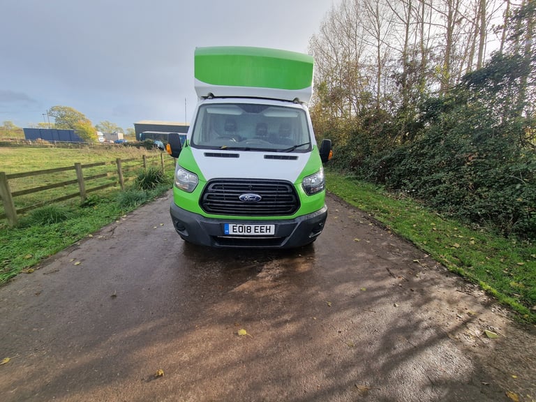 2018 Ford Transit LWB 3 Seat Luton/Box Tail-Lift  81k Miles  Drives Perfect